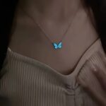 Luminous Butterfly Necklace & Bracelet Set - Image 2