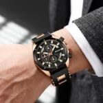 Luxury Sports Quartz Watch – Men's Business Chronograph Style Watch - Image 2