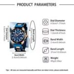 Luxury Sports Quartz Watch – Men's Business Chronograph Style Watch - Image 3