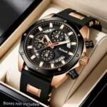 Luxury Sports Quartz Watch – Men's Business Chronograph Style Watch