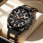 Luxury Sports Quartz Watch – Men's Business Chronograph Style Watch - Image 5