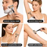 Men’s 6-Blade Manual Razor Set with 30 Replacement Heads - Image 9
