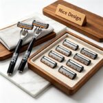 Men’s 6-Blade Manual Razor Set with 30 Replacement Heads - Image 6