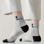 Men's Breathable Athletic Crew Socks – 5 Pairs - Image 2