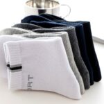 Men's Breathable Athletic Crew Socks – 5 Pairs - Image 6
