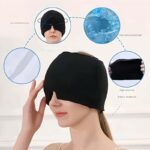 Migraine Hat – Facial Cooling Gel Headband & Cold Compress Eye Mask - Image 6