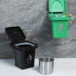 Mini Wall-Mounted Car Trash Bin with Ashtray Lid - Image 12