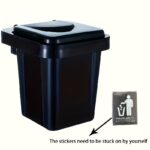 Mini Wall-Mounted Car Trash Bin with Ashtray Lid - Image 5