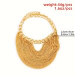 Minimalist Multi-Layer Tassel Shoe Chain – Hip-Hop Style Anklet
