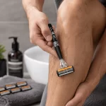 6-Layer Manual Safety Razor with 6 Precision Stainless Steel Blades – Reusable Face & Body Hair Removal Shaver for Men & Women