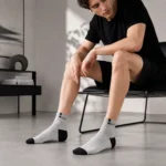 Men's Breathable Athletic Crew Socks – 5 Pairs