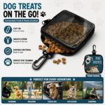 Portable Dog Treat Pouch with Clip & Clear Window - Image 8