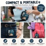 Portable Dog Treat Pouch with Clip & Clear Window - Image 9