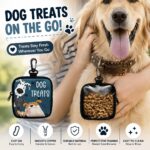 Portable Dog Treat Pouch with Clip & Clear Window - Image 12