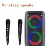 Portable Wireless Party Speaker – TWS Bluetooth Speaker with LED Lights