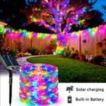 Solar-Powered LED Wire Fairy Lights – 7M–32M Outdoor String Lights with 50–300 LEDs for Garden, Wedding & Christmas Décor - Image 3