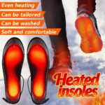 USB Heated Insoles – Trim-to-Fit Electric Foot Warmers for Winter Sports