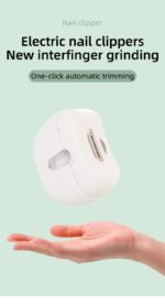 USB Rechargeable Electric Nail Clipper with LED Light - Image 16