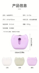 USB Rechargeable Electric Nail Clipper with LED Light - Image 19