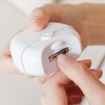 USB Rechargeable Electric Nail Clipper with LED Light