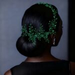 Vintage Rhinestone Leaf Headband – Elegant Bridal Hair Accessory