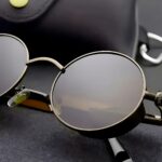 Vintage Round Metal Frame Fashion Sunglasses - Image 5