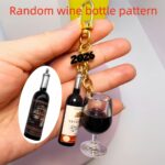 Wine Bottle & Glass Keychain - Image 12