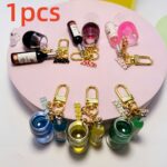 Wine Bottle & Glass Keychain - Image 5