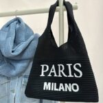 Women's Knitted Shoulder Tote Bag - Image 16