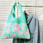 Women's Knitted Shoulder Tote Bag - Image 18