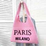 Women's Knitted Shoulder Tote Bag - Image 2
