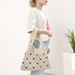 Women's Knitted Shoulder Tote Bag - Image 5