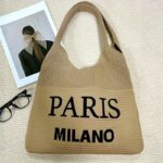 Women's Knitted Shoulder Tote Bag - Image 12