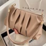 Women's Pleated Shoulder & Crossbody Handbag