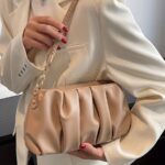 Women's Pleated Shoulder & Crossbody Handbag - Image 4