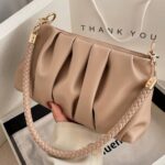 Women's Pleated Shoulder & Crossbody Handbag - Image 9