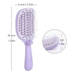 Foldable Self-Cleaning Detangling Hair Brush - Image 4