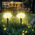 Solar LED Daisy Garden Path Lights