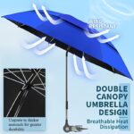 360° Adjustable Clamp-On Chair Umbrella with UV Protection - Image 4