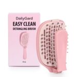 Foldable Self-Cleaning Detangling Hair Brush - Image 2