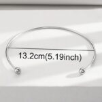1 Classic Simple Smooth Double Ball Necklace - Image 5