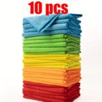 10pcs Multi-Purpose Microfiber Cleaning Towels
