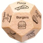 12-Sided Wooden Food Dice