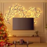 1pc 48-LED Vine Branch String Lights – 150cm Bendable Branch Lights with 8 Flash Modes, USB Powered for Home & Party Decor - Image 5