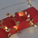 1pc Golden Leaf LED String Lights – 2m Battery-Operated Decorative Fairy Lights for Home, Bedroom, Wedding & Christmas - Image 5