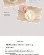 1pc Multifunctional Vegetable Cutter & Garlic Masher – 500/900ml - Image 12