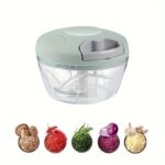 1pc Multifunctional Vegetable Cutter & Garlic Masher – 500/900ml