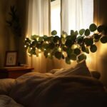2-Set Eucalyptus Leaf String Lights – 30 LED Warm White Lights with Wreath Garland for Holiday Decor - Image 7
