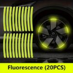 20pcs Reflective Wheel Hub Stickers – Luminous Tire Rim Decals - Image 5