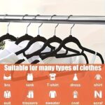 20pcs Velvet Hangers with Non-Slip Felt Coating - Image 5